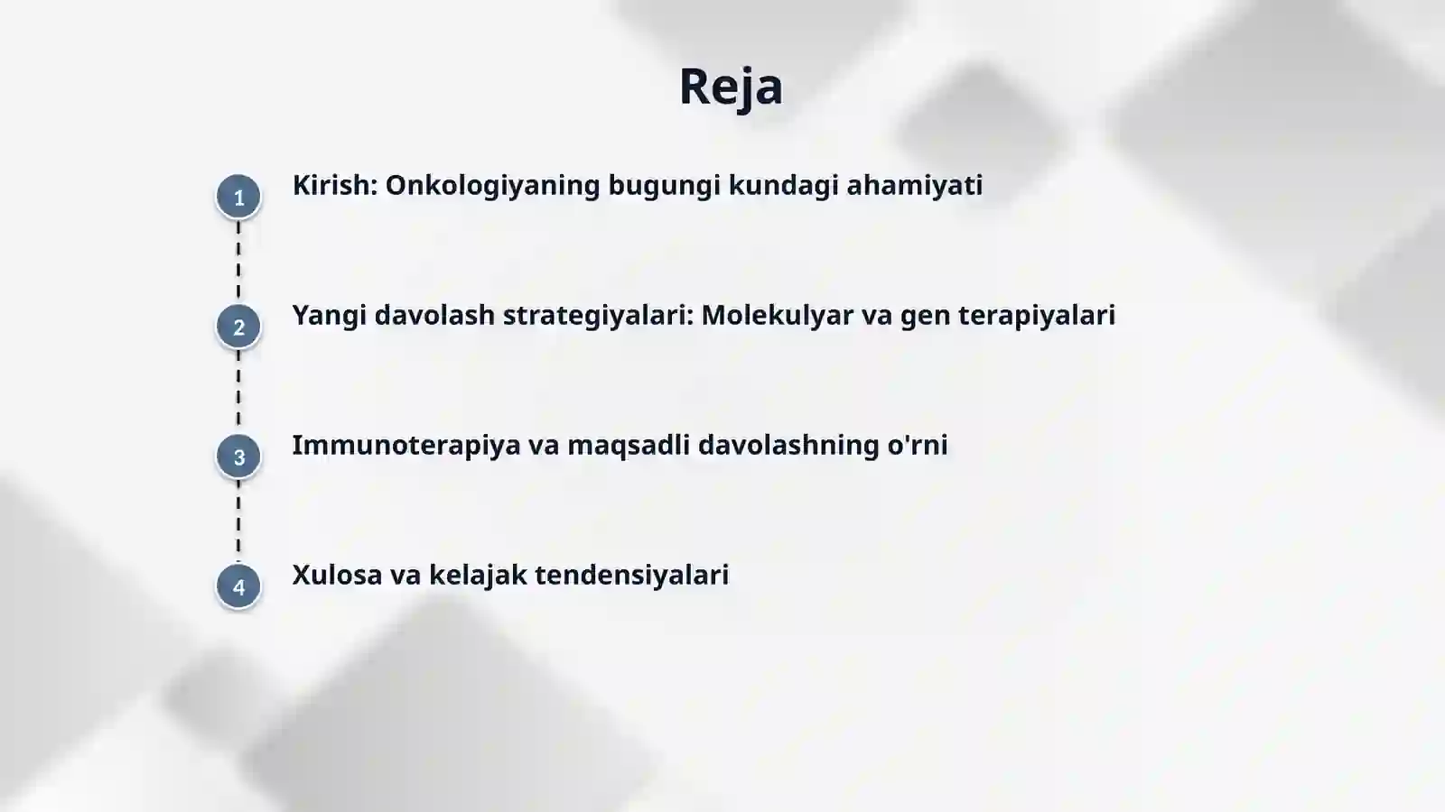 Onkalogiyada davolashning yangi usullari 2