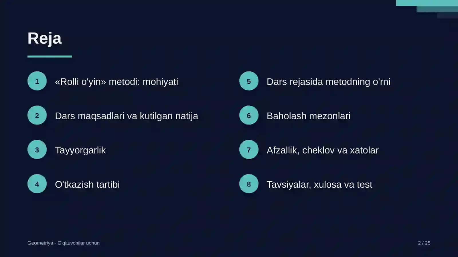 geometriya darslarida rolli o'yin metodidan foydalanish 4071 2