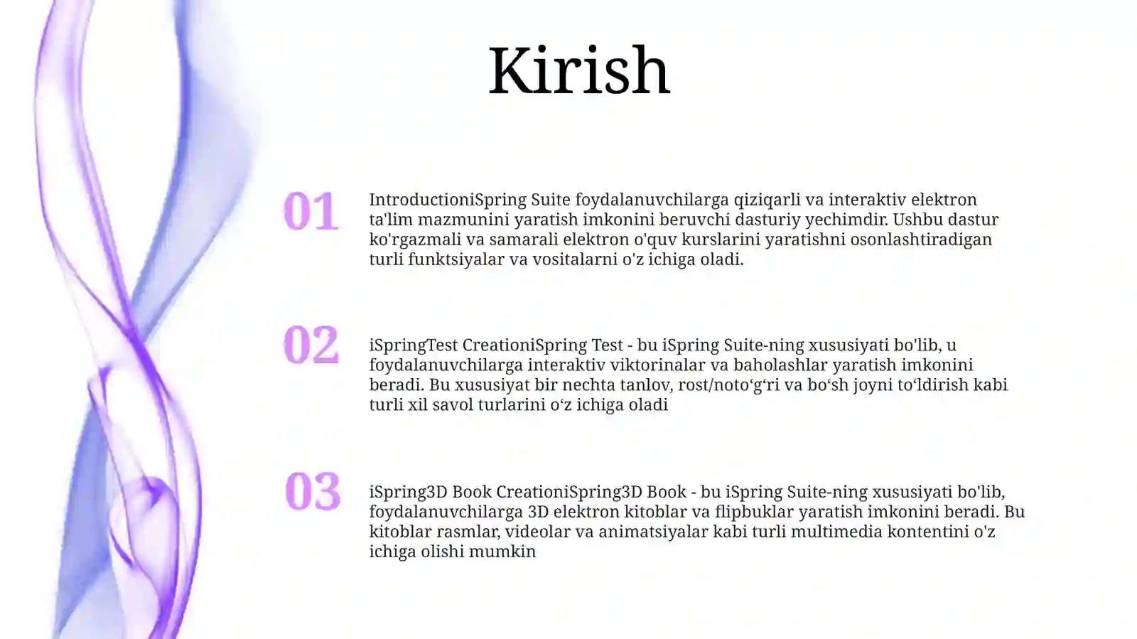 iSpringda Test Yaratish 2