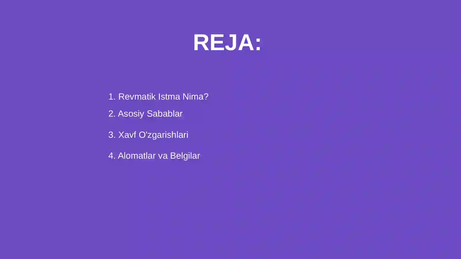 Revmatik istma 2