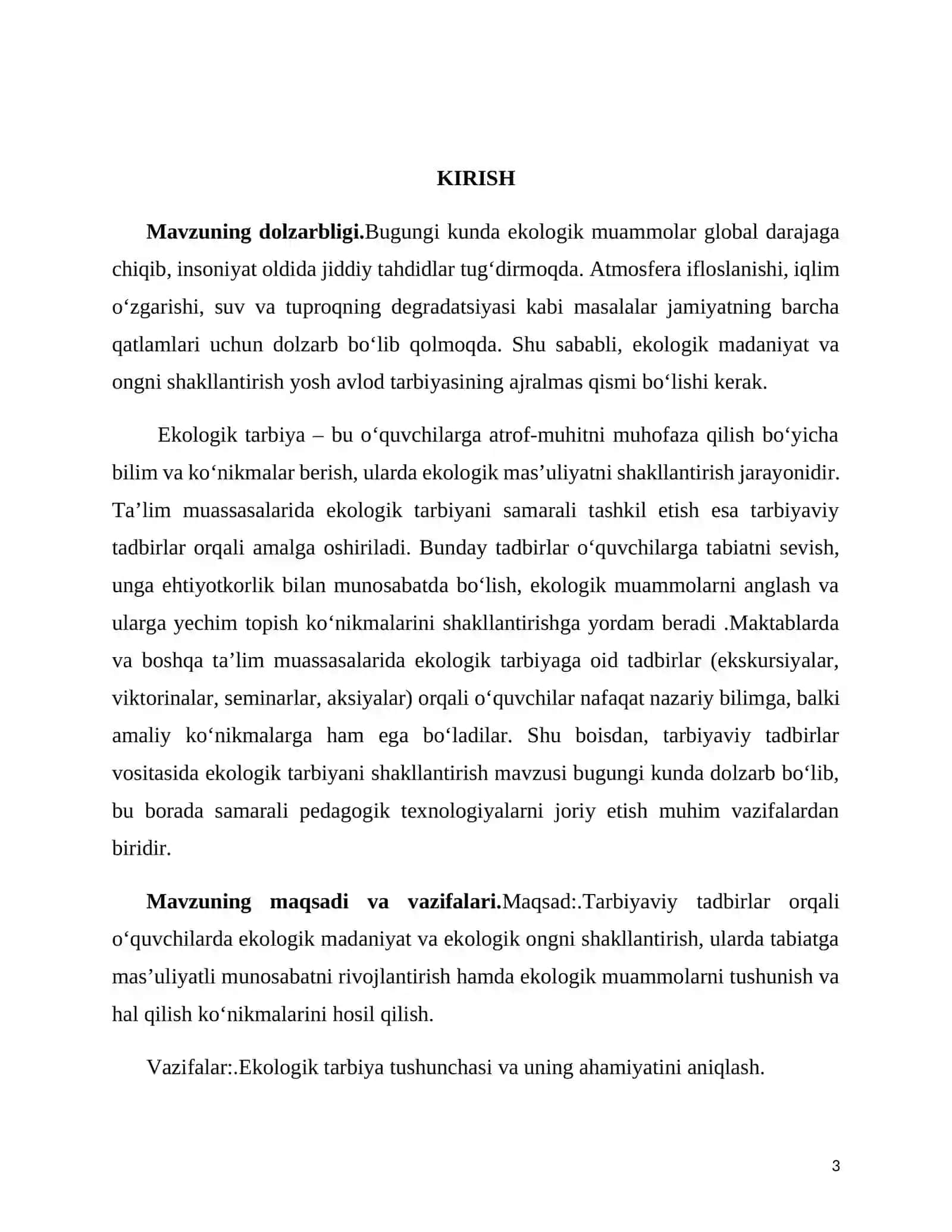 TARBIYAVIY TADBIRLAR VOSITASIDA EKOLOGIK TARBIYANI SHAKLLANTIRISH 2