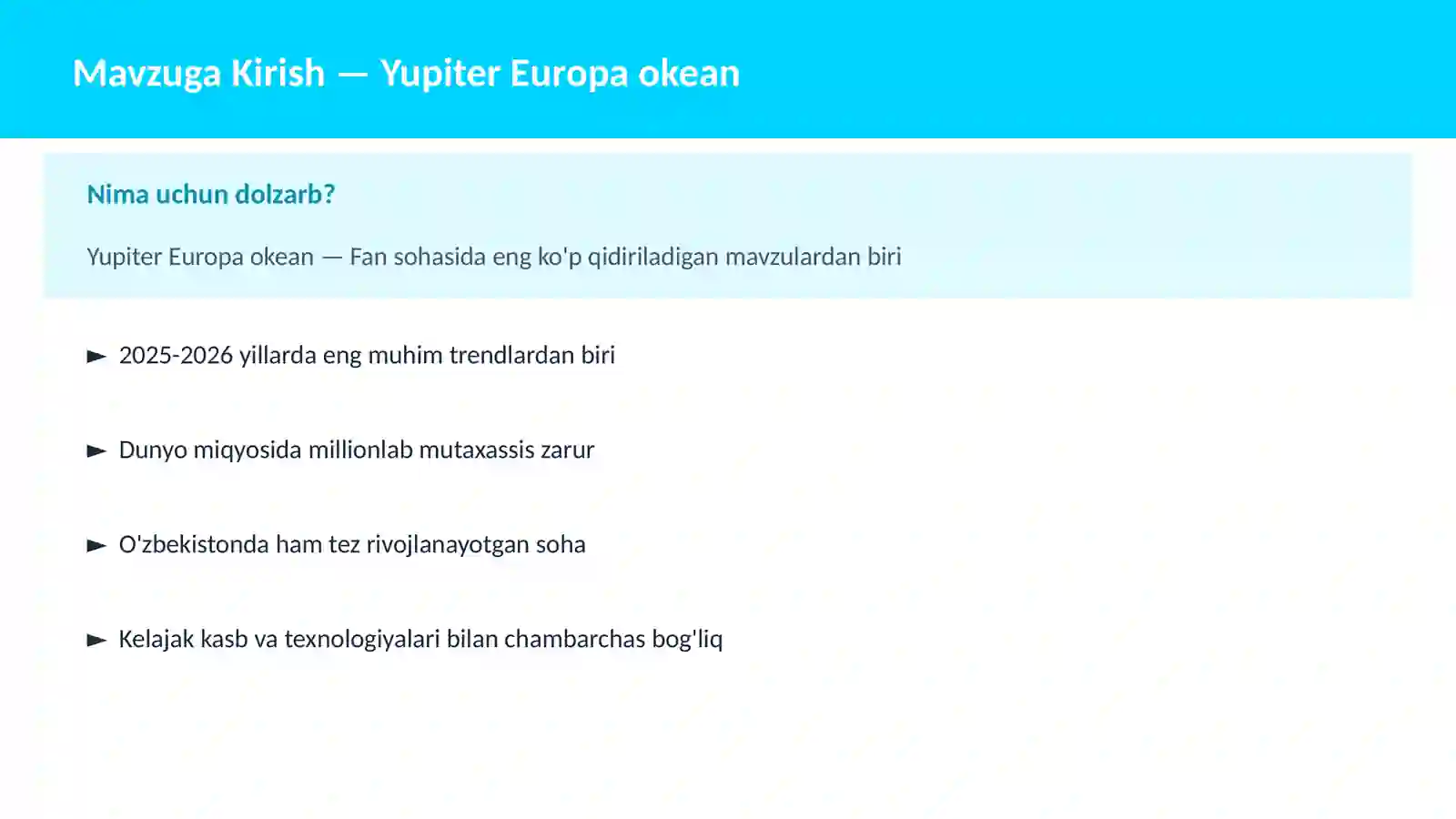 Yupiter Europa okean 2