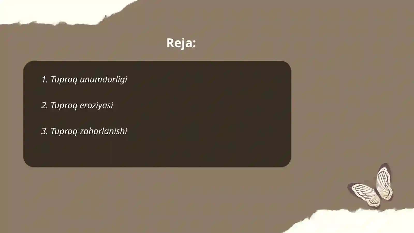 Tuproq unumdorligi 2