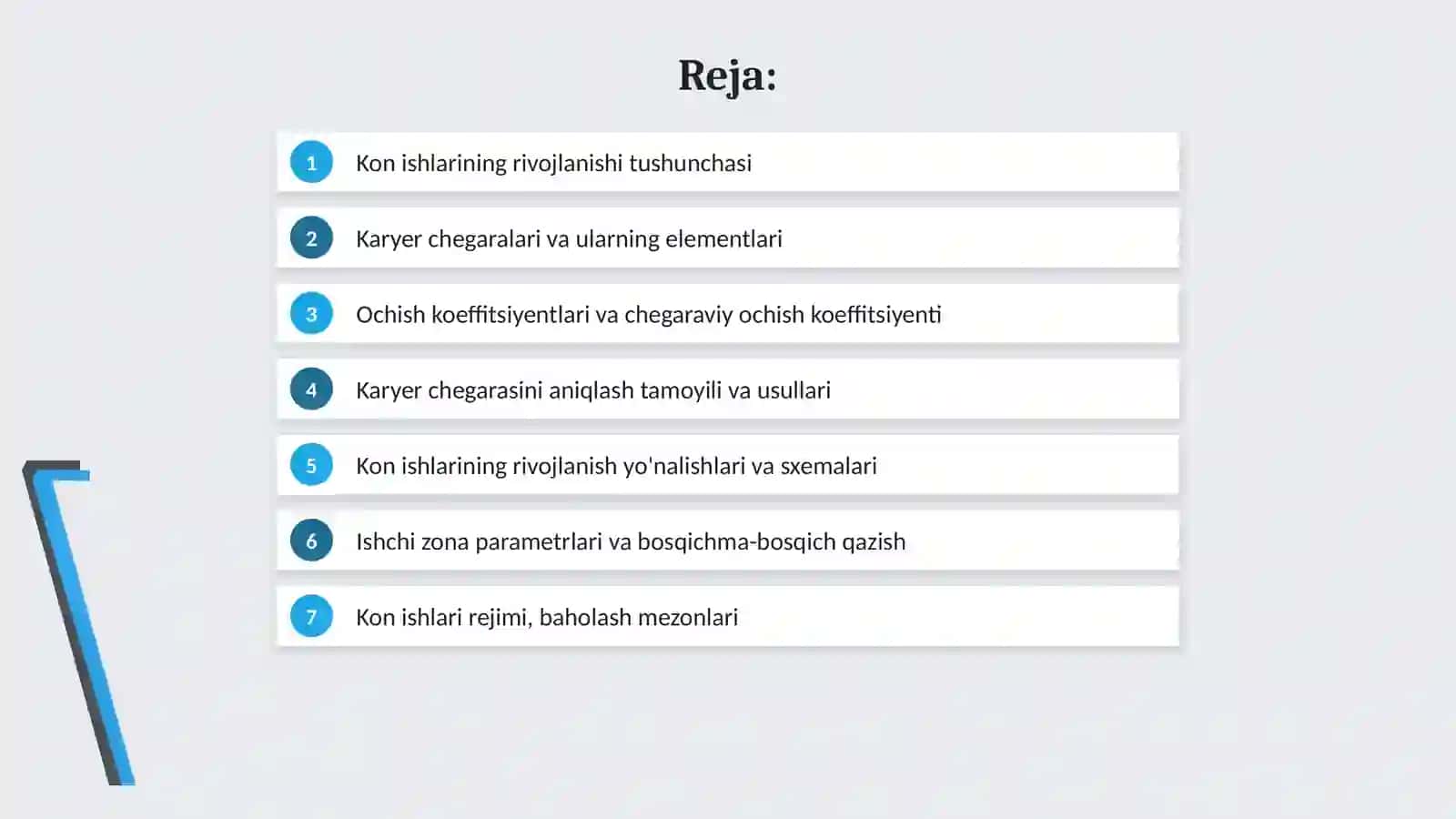 Kon ishlarining rivojlanishi yo'nalishi 2