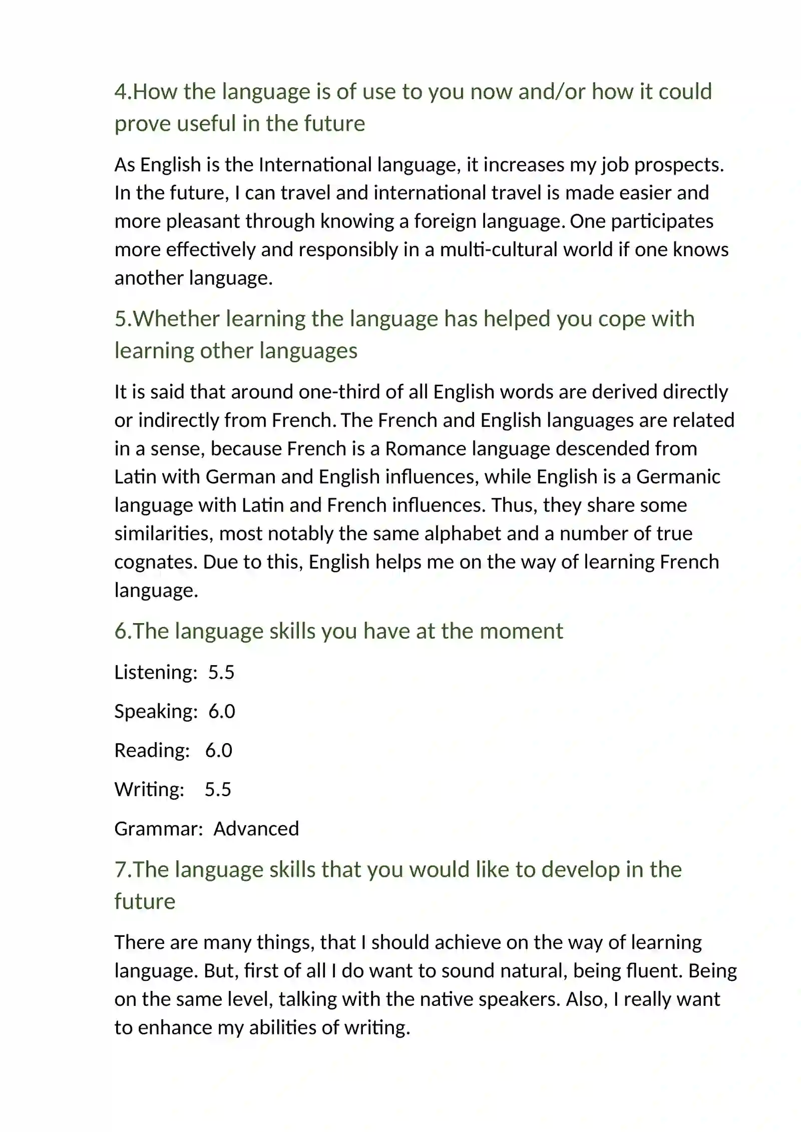 Language Biography 2