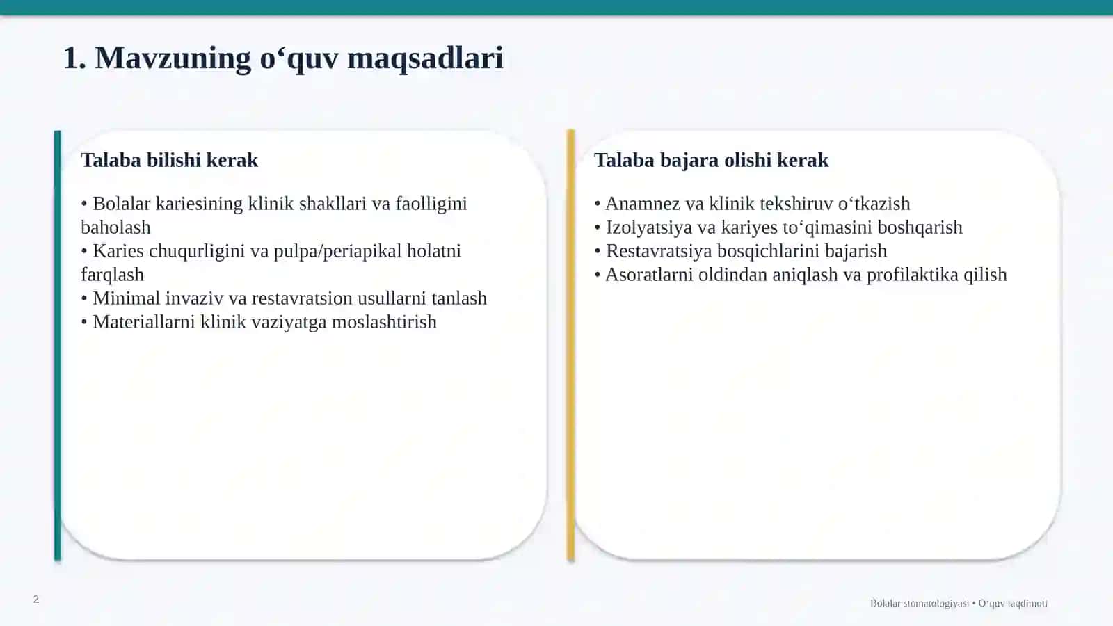 Bolalarda Tish Kariesi 2