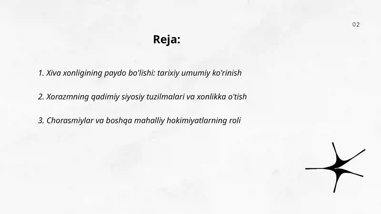 Xiva xonligining tashkil topishi 2