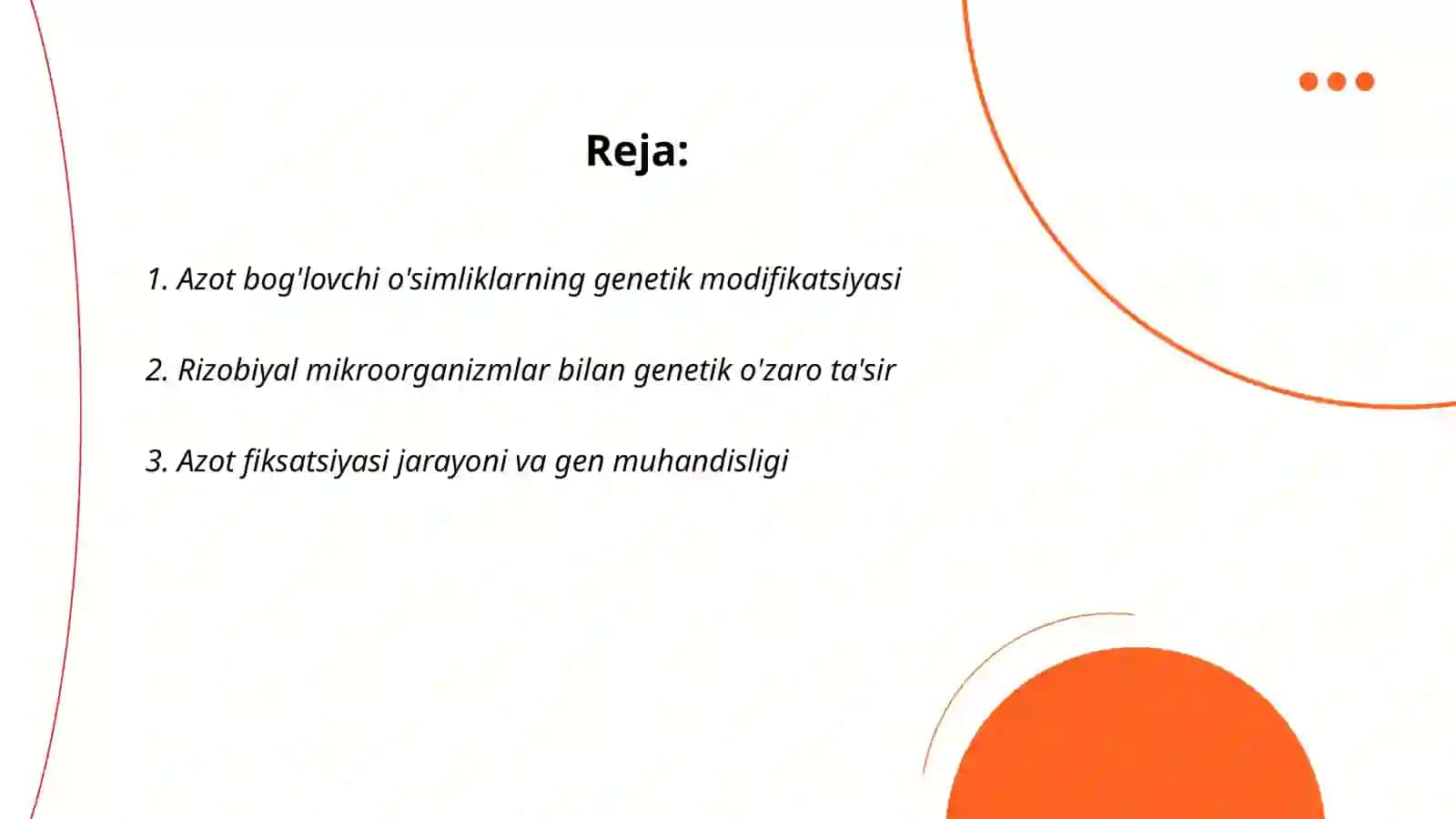 Azot bog'lovchi o'simliklarni gen muhandisligi yordamida yaratish 2