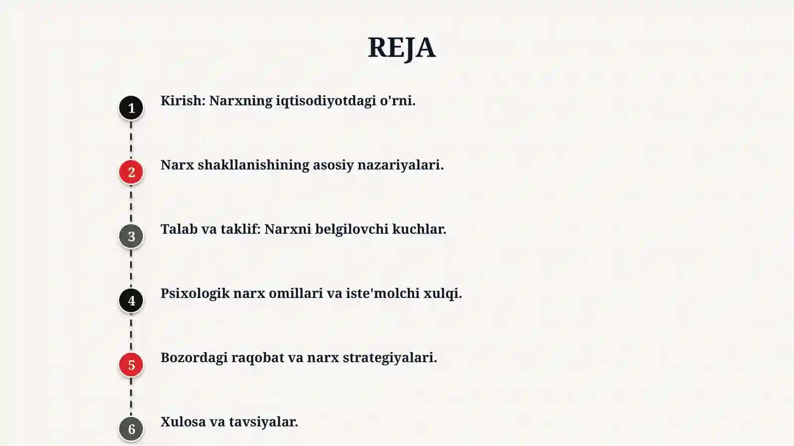 Narx va uning shakllanishi 2