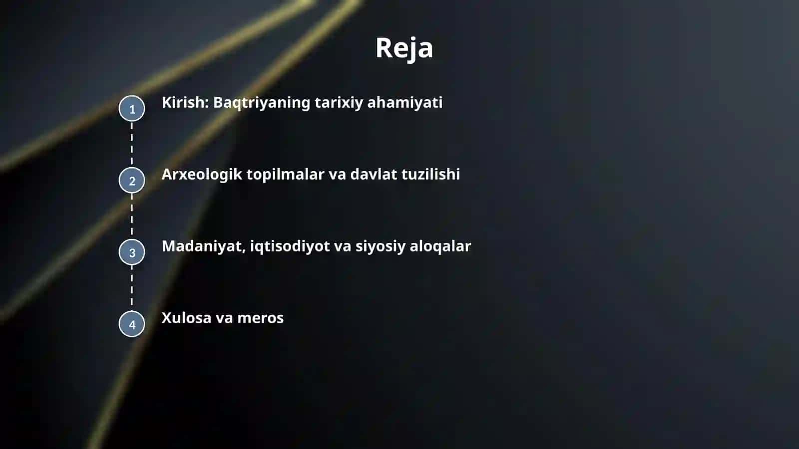 O'rta Osiodagi eng qadimiy davlat Baqtriya haqida 2