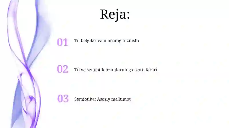 Semiotika: Asosiy ma'lumot 2