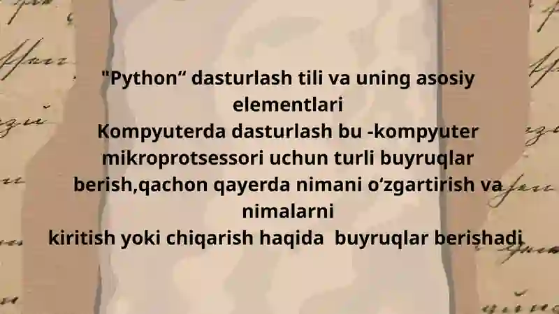 Python dasturlash tilida sodda shakllar chizish 2