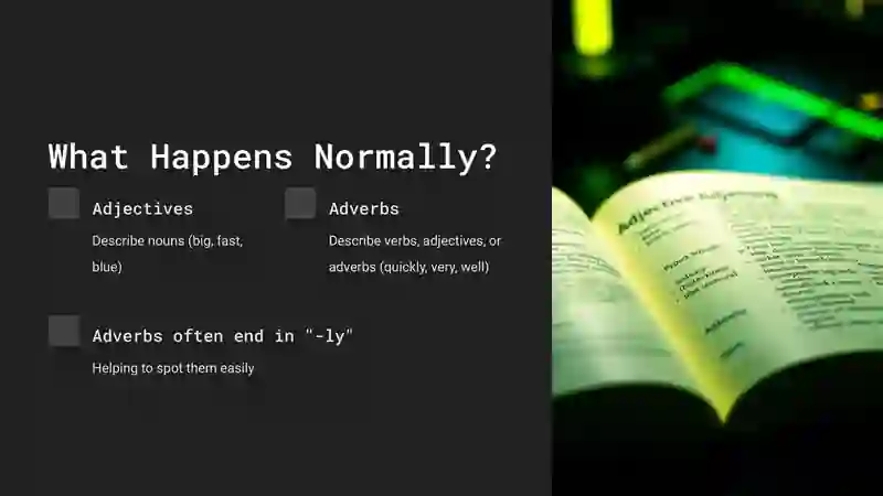 Adjectives as Adverbs 2