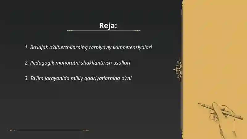 Boʻlajak oʻqituvchilarni tarbiyaviy faoliyatga tayyorlash 2