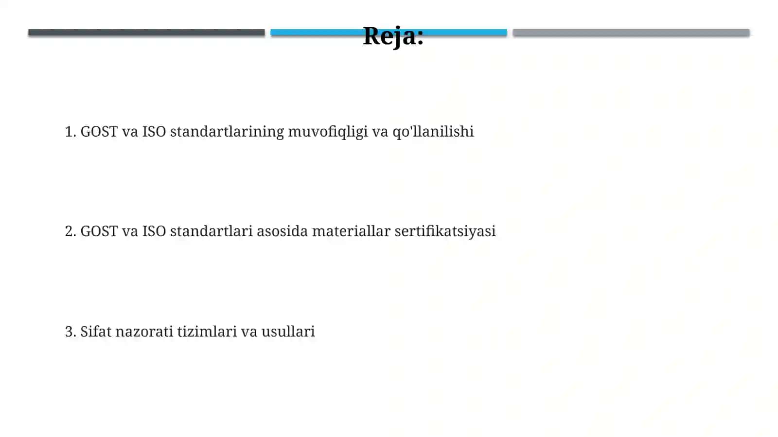 GOST va ISO standartlari asosida materiallarni sertifikatlash va sifat nazorati 2