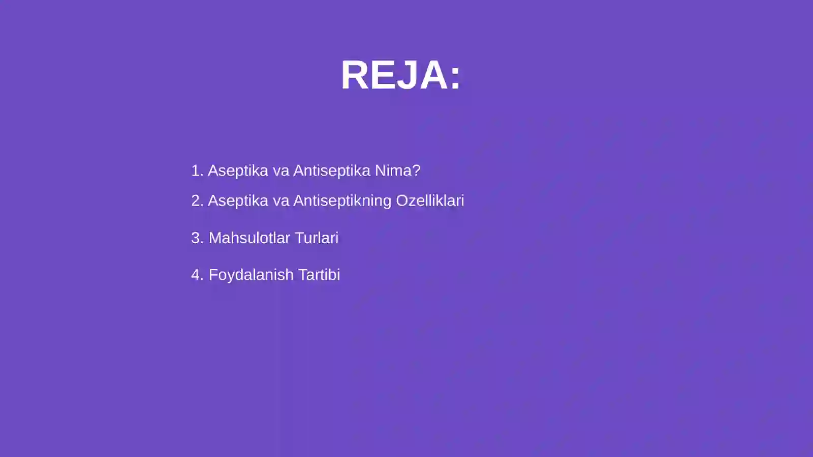 Aseptika va Antiseptika 2