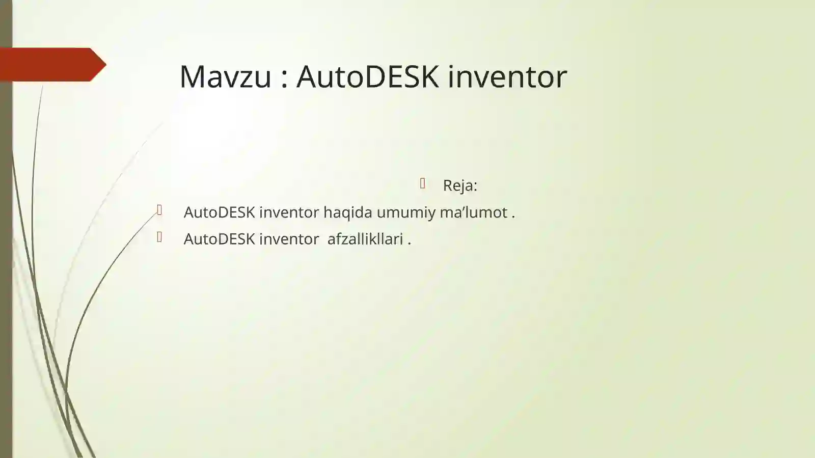 AutoDESK inventor 2
