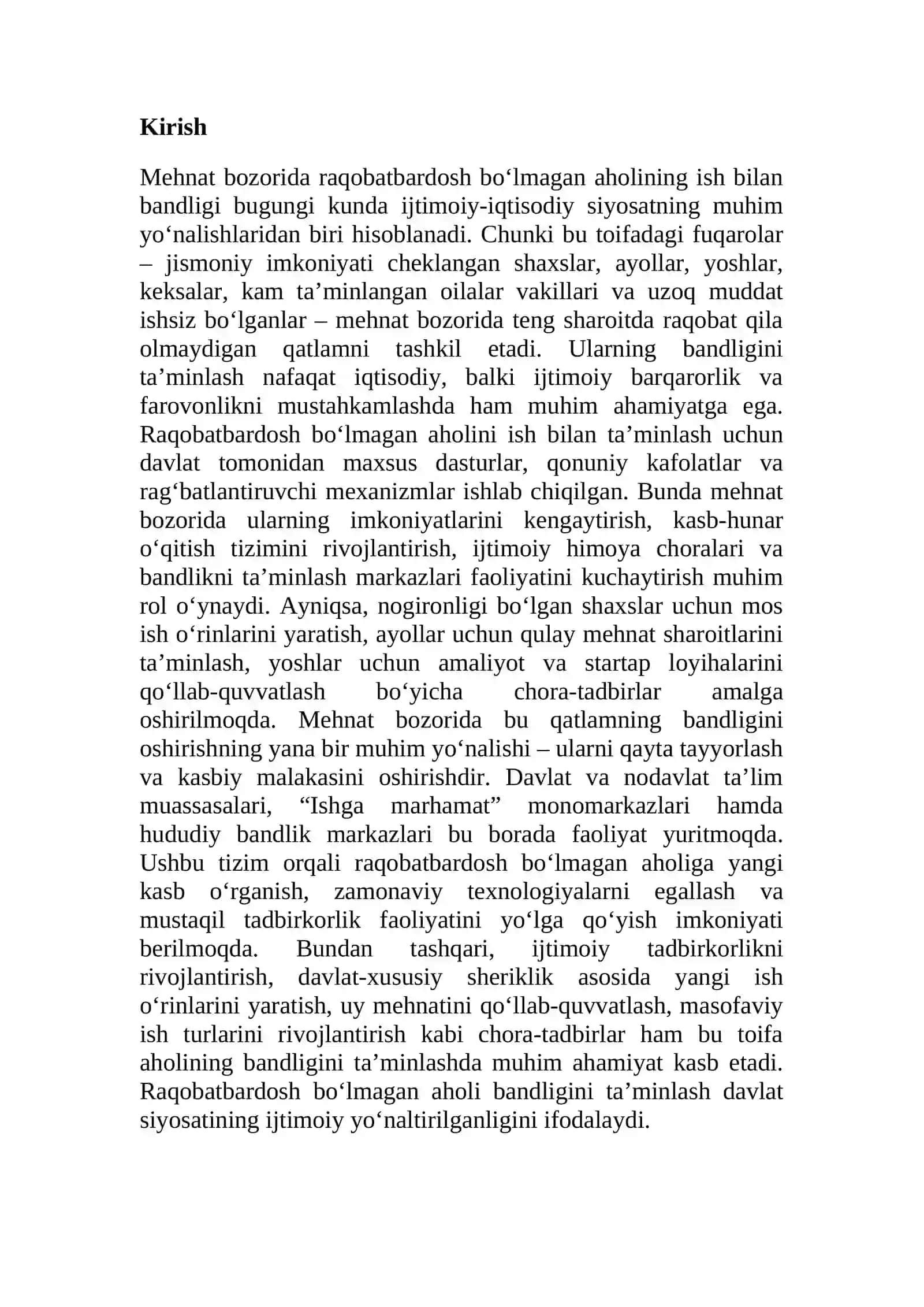 Mehnat bozorida raqobatbardoshlik tushunchasi va uning ahamiyati 2