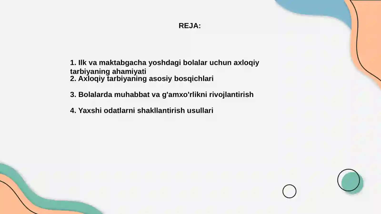 Ilk va maktabgacha yoshdagi bolalarni axloqiy tarbiyasi 2