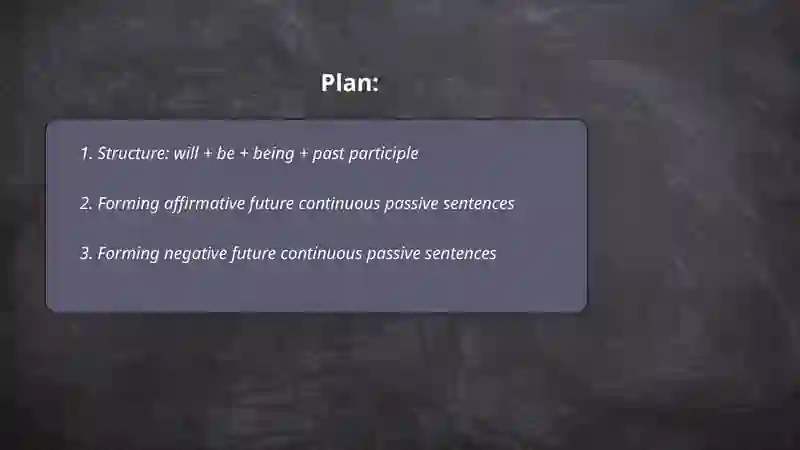Future Continuos Passive 2