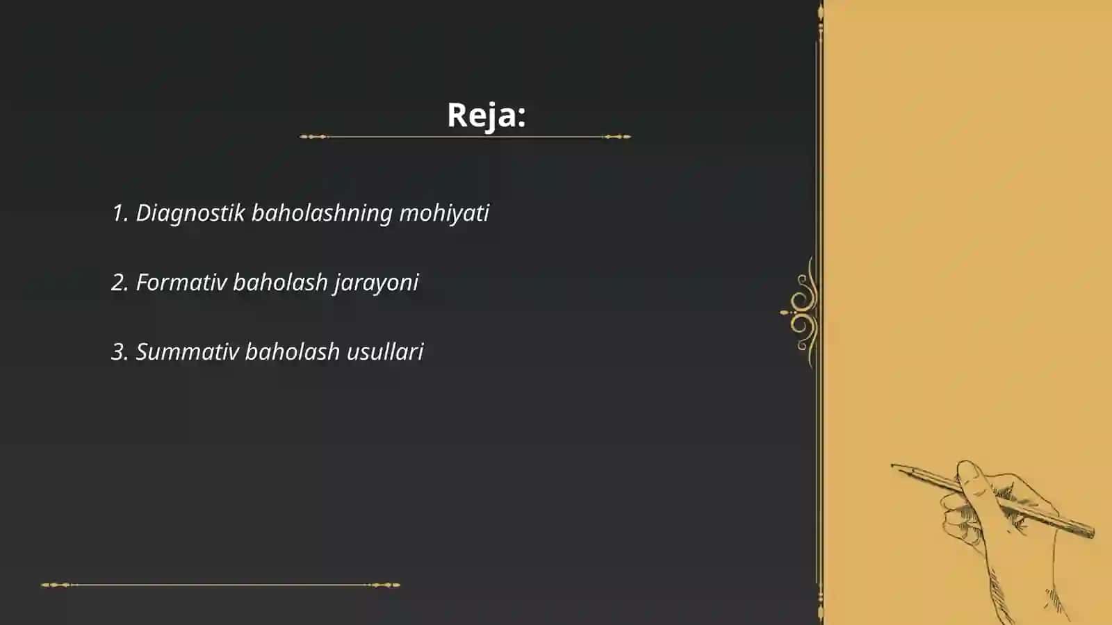 Pedagogik diagnostikaning asosiy turlari 2