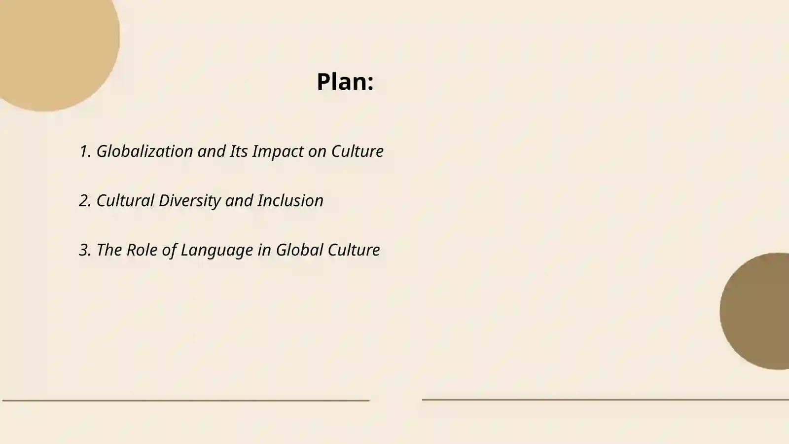 Global culture 2