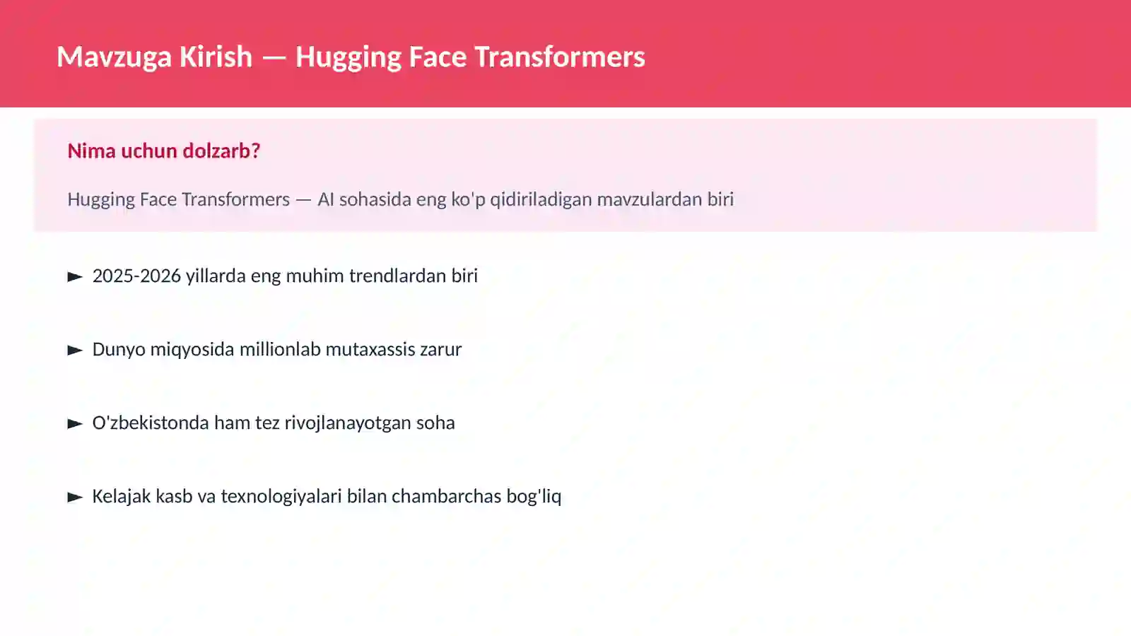 Hugging Face Transformers 2