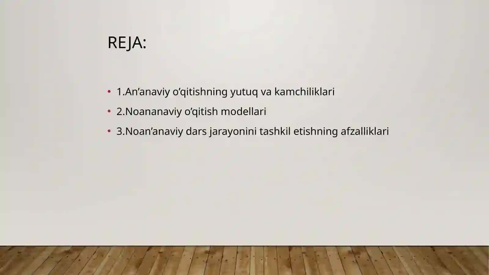 O’qitishning  noan’anaviy shakllari va  xususiyatlari 2