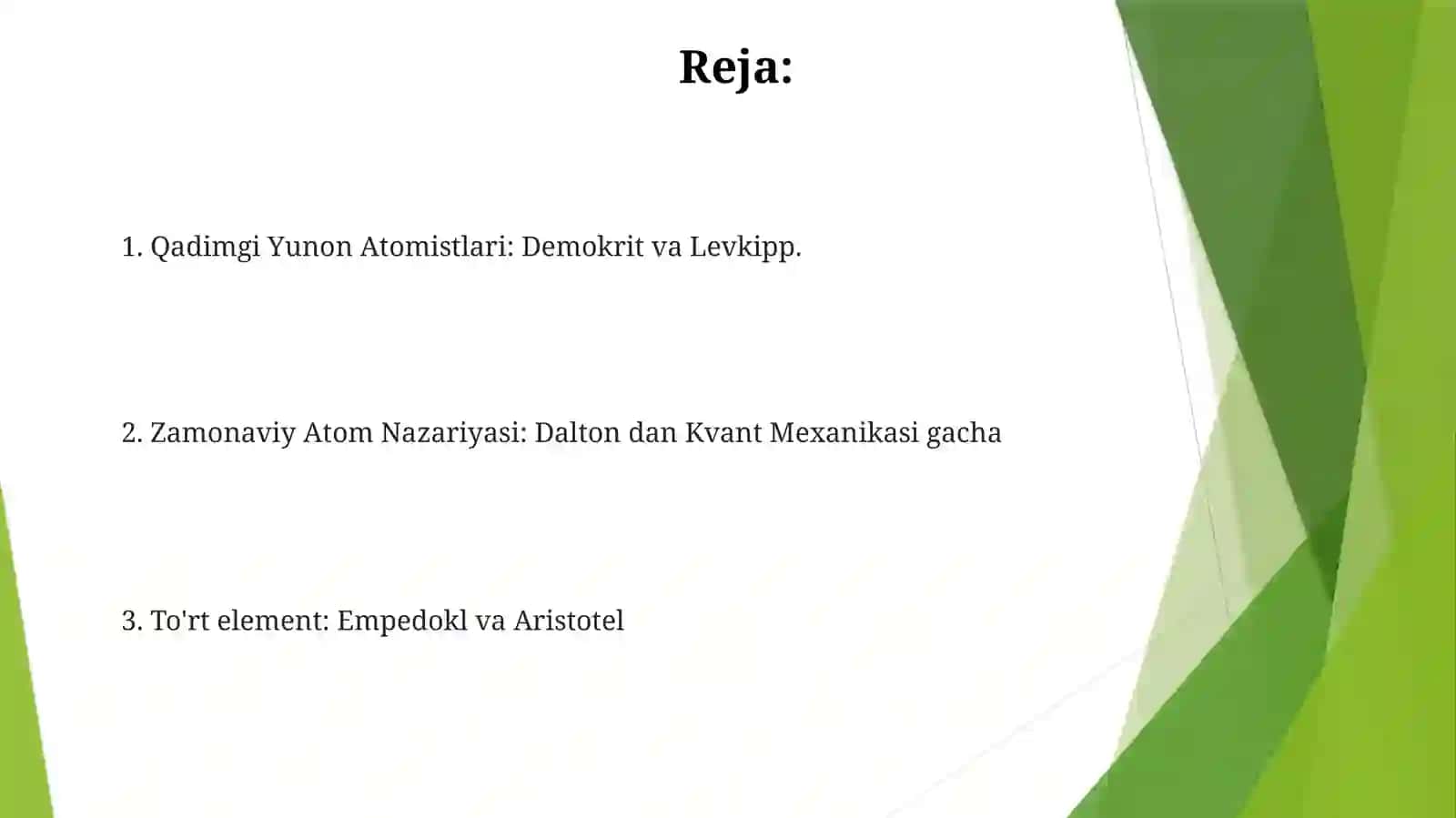 Qadimgi Yunon Atomistlari 2
