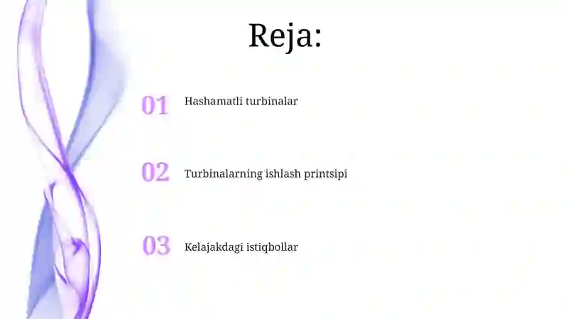 Hashamatli turbinalar 2