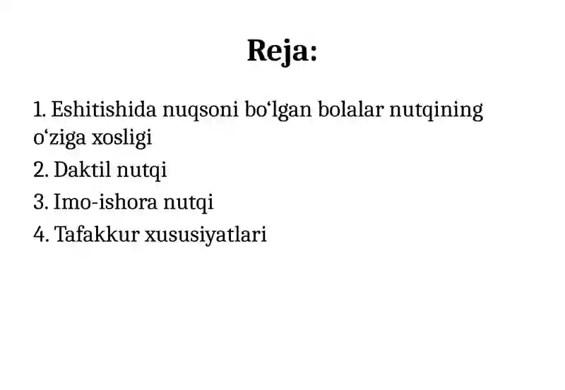 Eshitishida nuqsoni bo‘lgan bolalar nutq va tafakkur xususiyatlari 2