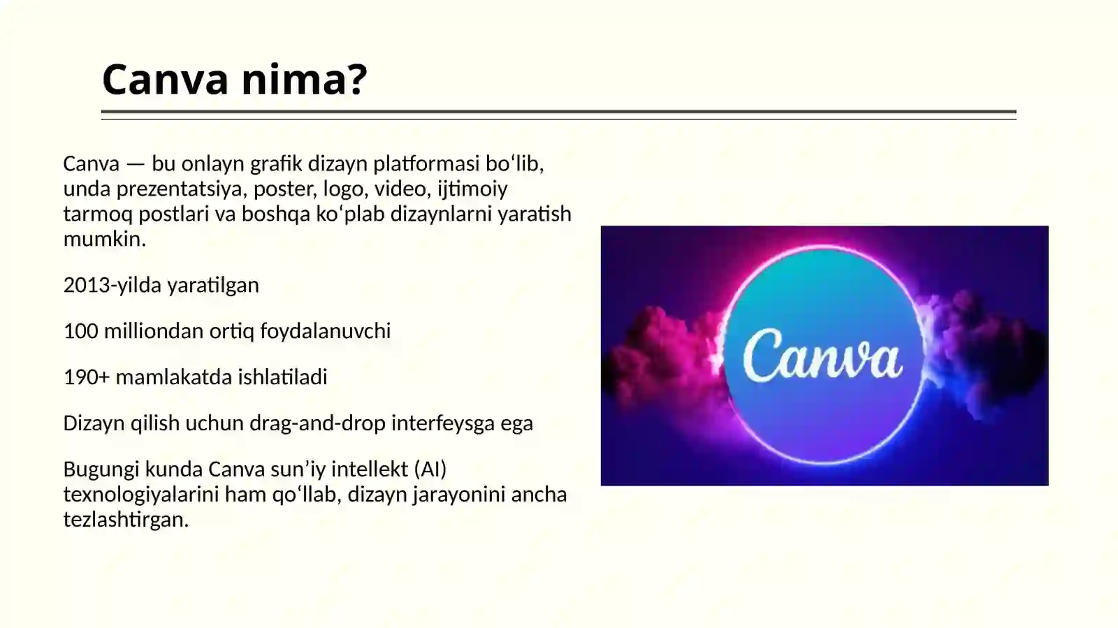 Canva sun’iy intellekti 2