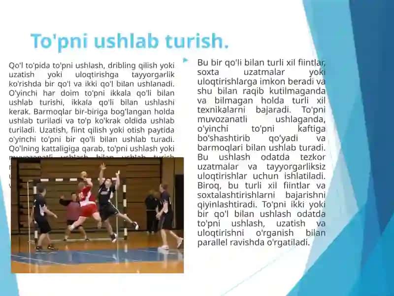 Qo‘l to‘pi elementlarini rivojlantiruvchi harakatli o‘yinlarni o‘rganish 2