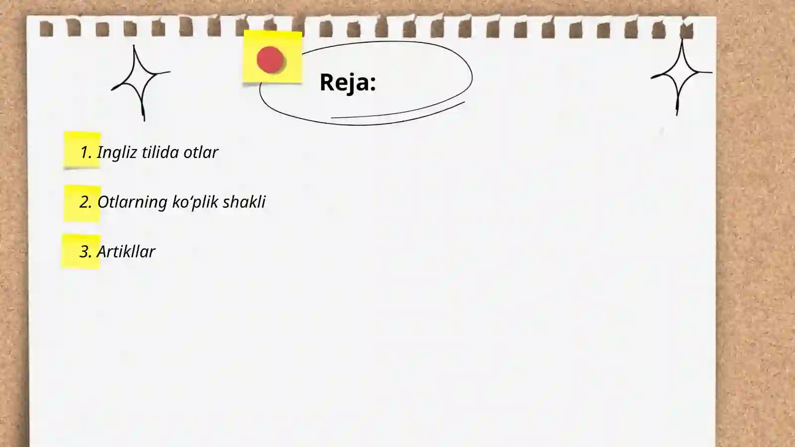 Ingliz tili grammatikasi boʻyicha taqdimot 2