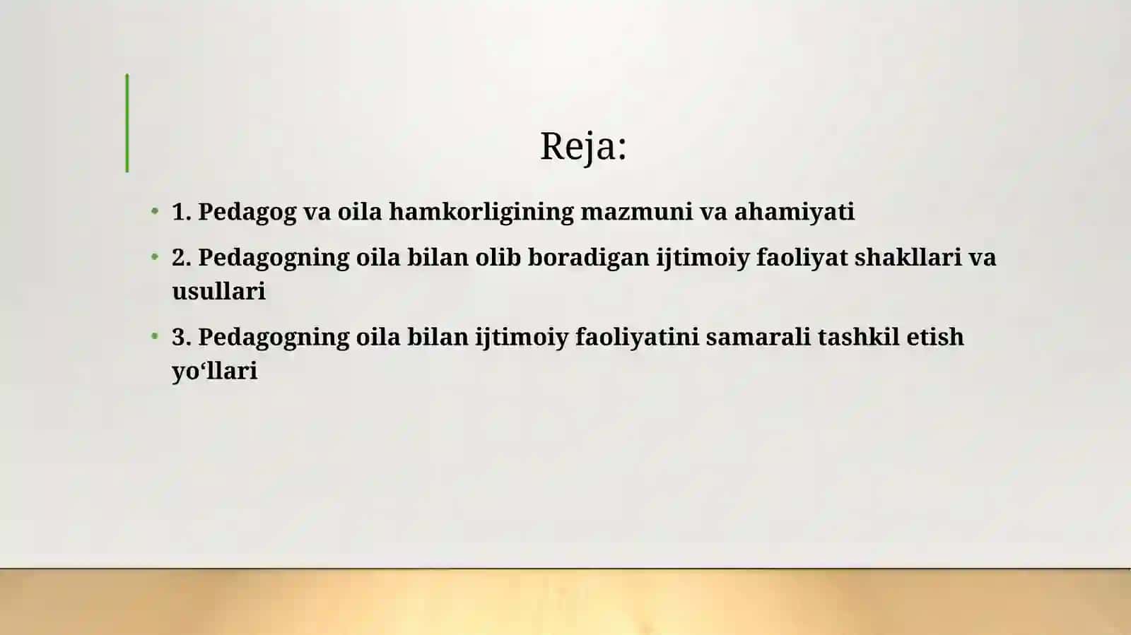 Pedagogning oila bilan olib boradigan ijtimoiy faoliyati 2