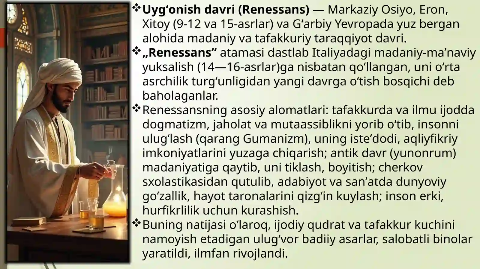 Uyg‘onish davri (Renessans) 2