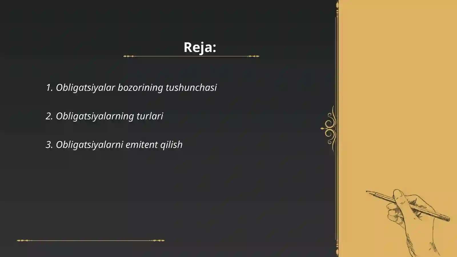 Obligatsiyalar bozori 2
