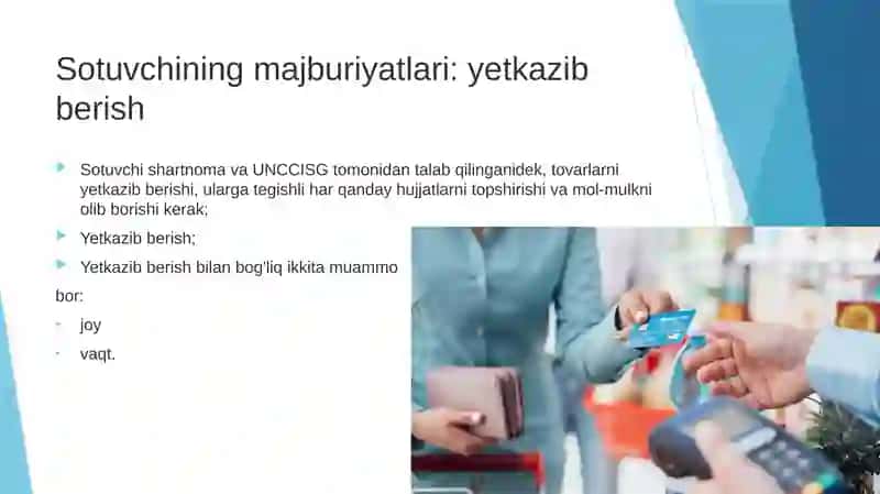 Sotuvchivaxaridorningmajburiyatlarivaikkalasiuchunumumiyqoidalar 2