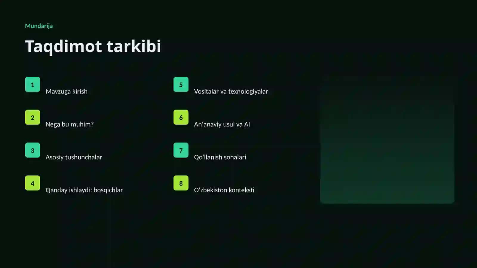 Davlat boshqaruvi uchun GAN: amaliy yechimlar 2