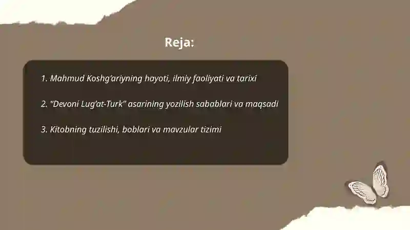 Mahmud Koshg’ariy “Devoni Lug’at-Turk” 2
