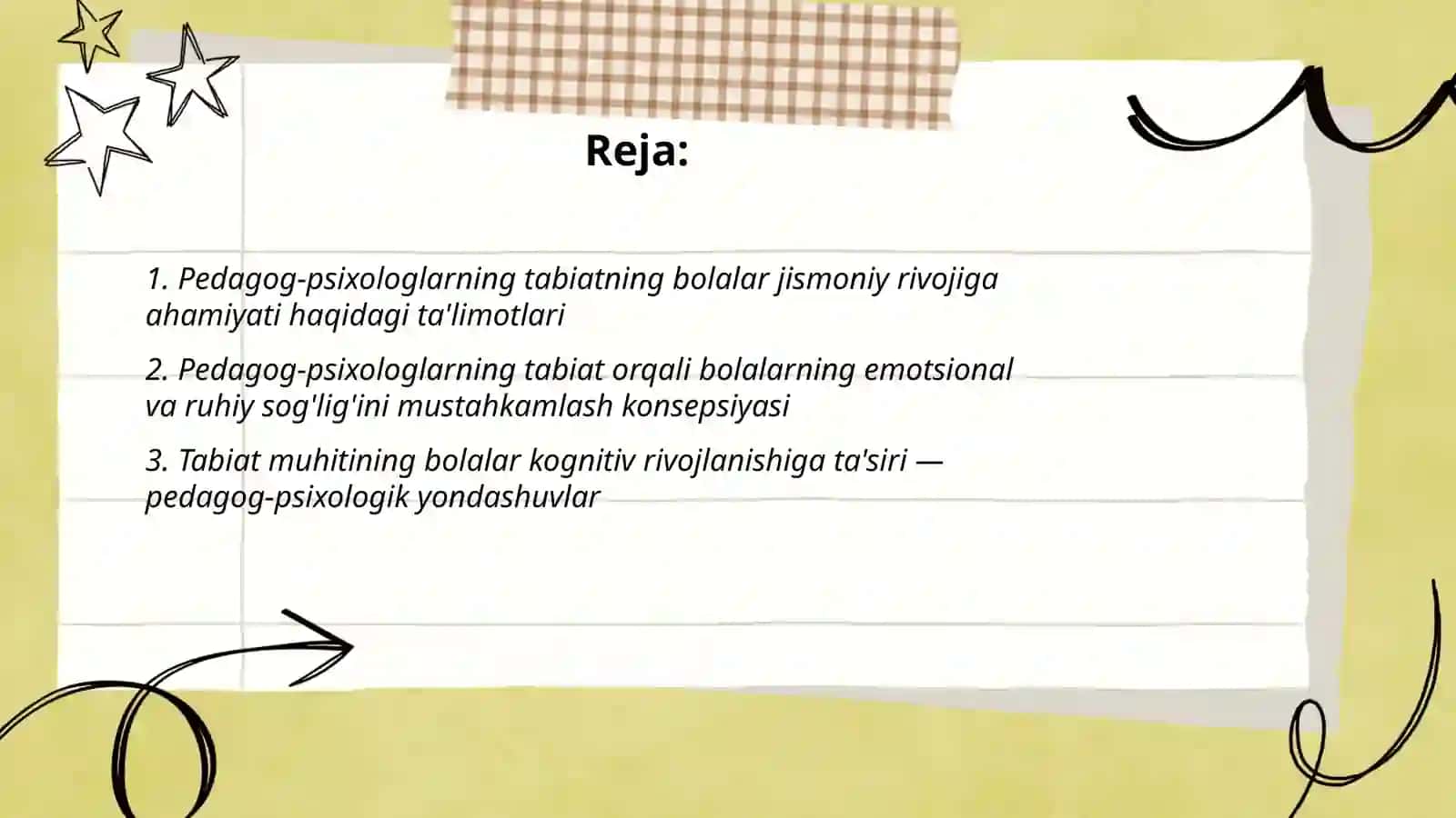 Pedagog-psixologlarning bola tarbiyasida tabiatning axamiyati haqidagi ta'limotlari 2