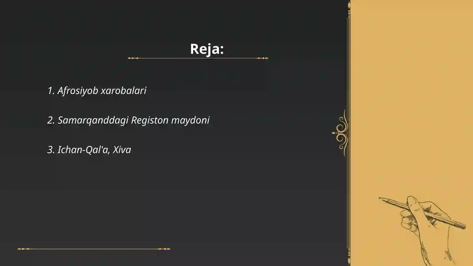 Afrosiyob xarobalari 2