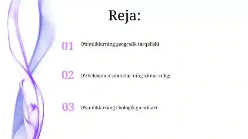 O‘zbekiston o'simliklar xilma xiligi 2