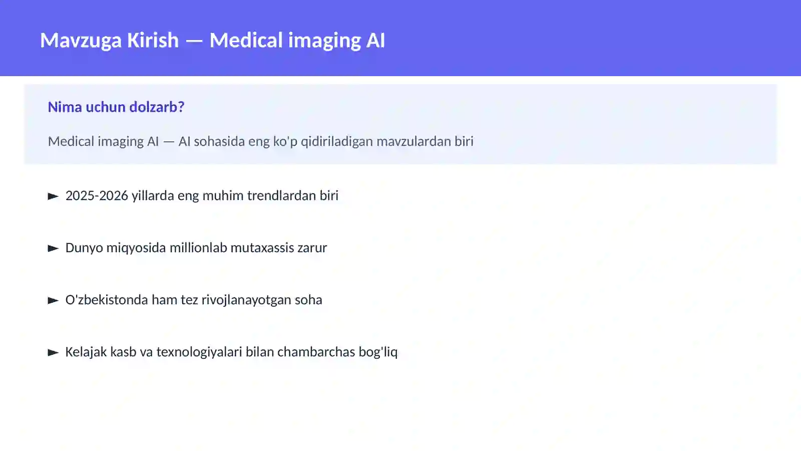 Medical imaging AI 2