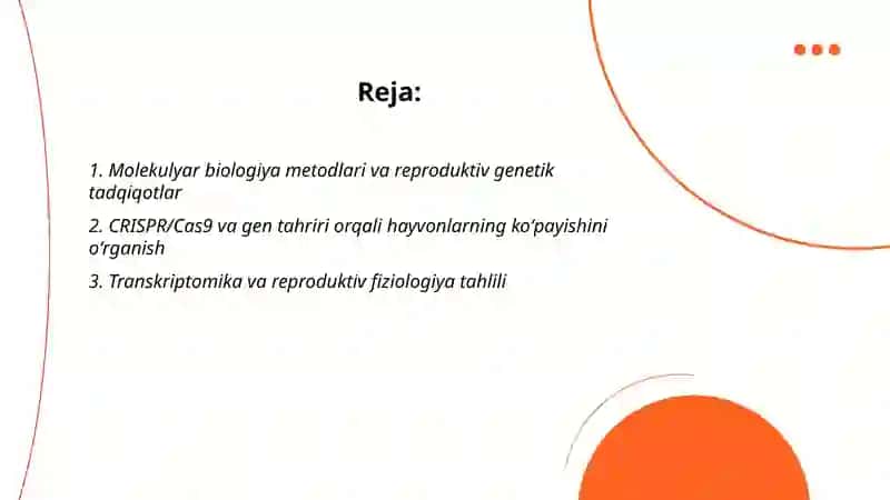 Zoologiyada zamonaviy tadqiqot metodlari 2