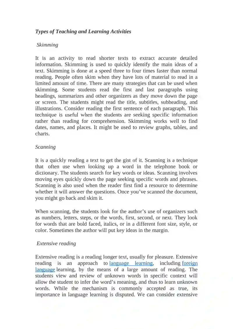 Reading Approach 2