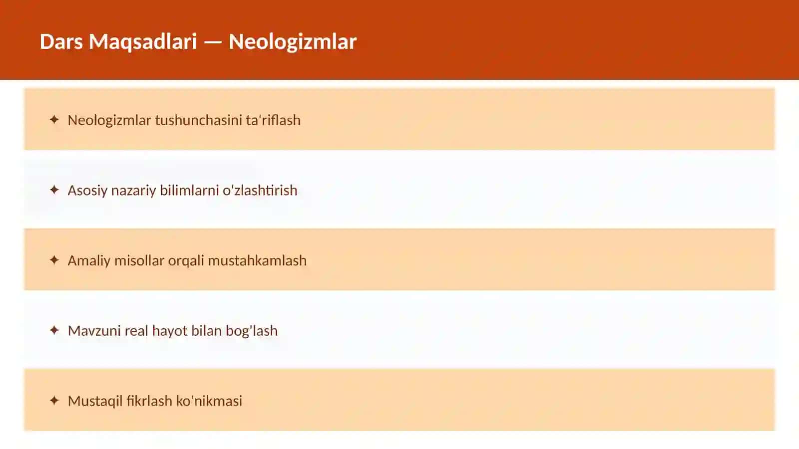 O'zbek Tili Arxaizmlar Dars Ishlanma 2