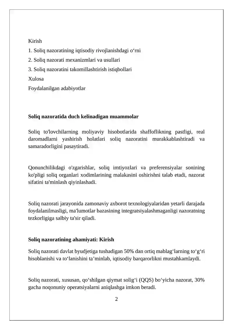 Soliq nazorati 2