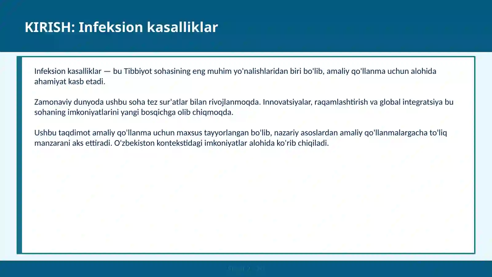 Infeksion kasalliklar 2