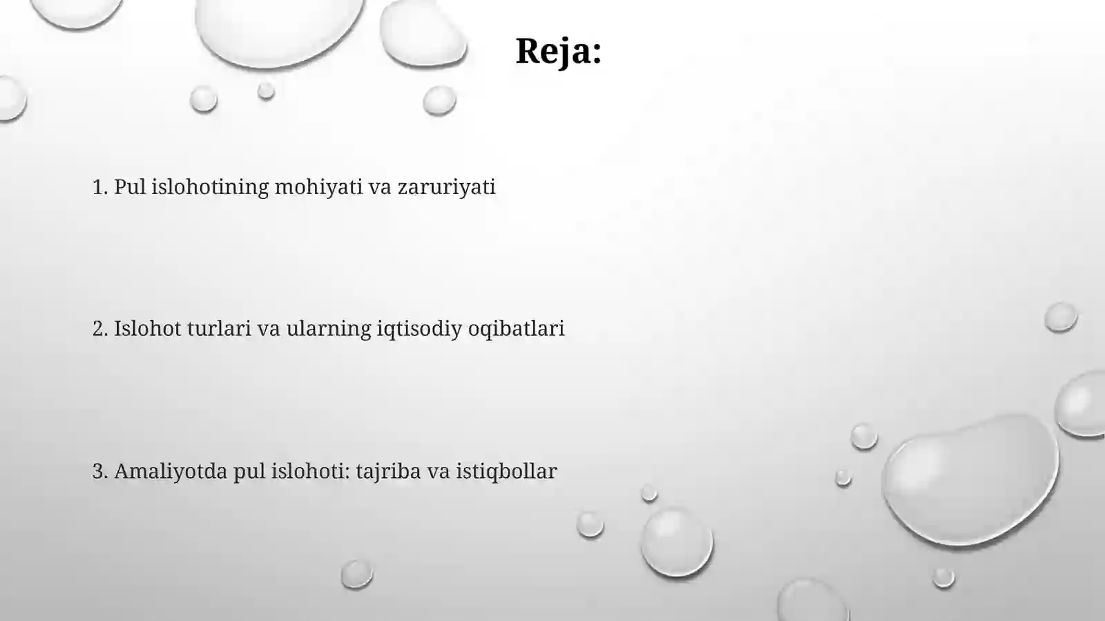 Pul islohoti 2